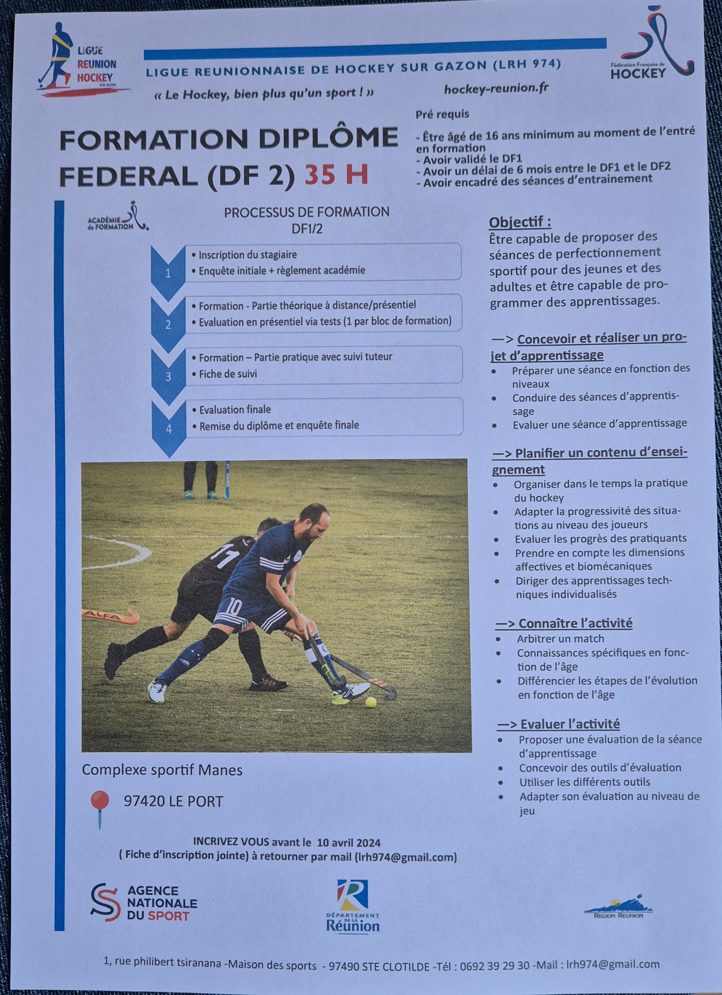 FORMATION DIPLOME FEDERALE 2